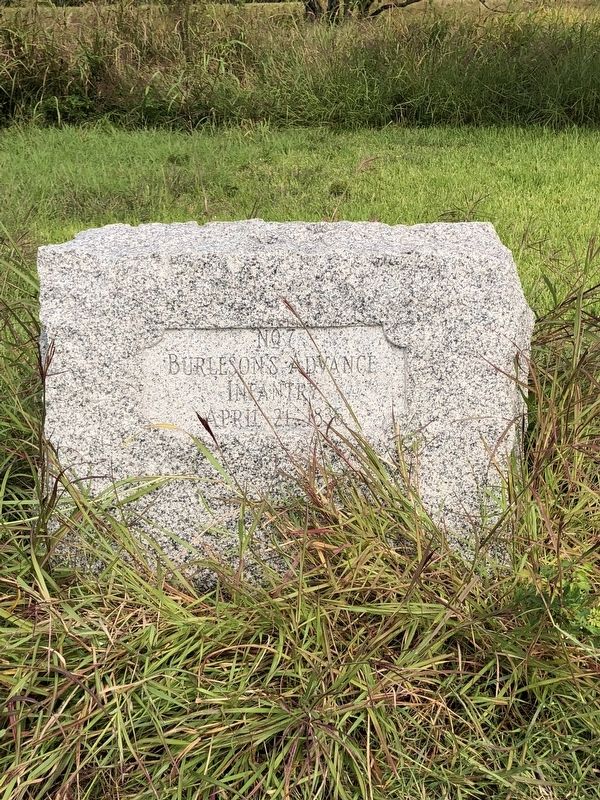 Burleson's Advance Marker. Click for full size. Burleson's Advance Marker image. Click for full size.