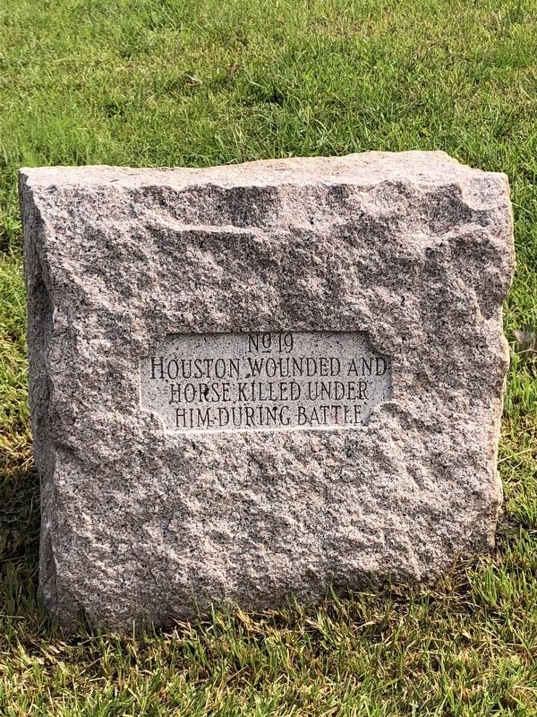 Houston Wounded Marker image. Click for full size.