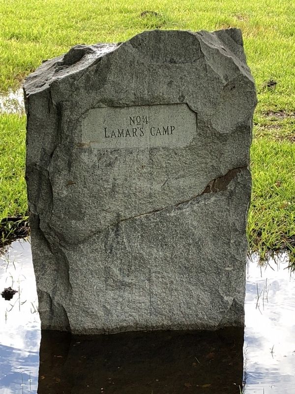 Lamar's Camp Marker image. Click for full size.