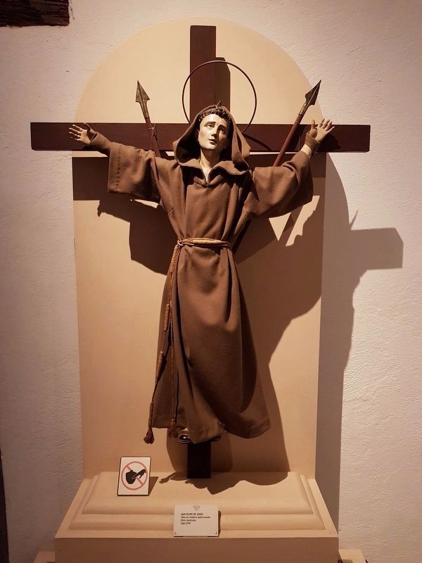 Saint Philip of Jesus at the Museum of the Viceroyalty, Tepotzotln, Mexico image. Click for full size.