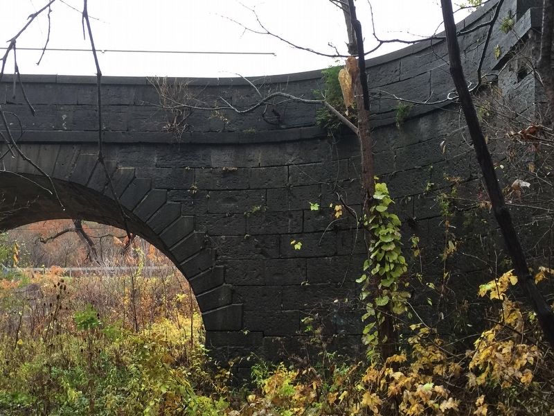 Curved Wing Wall of viaduct image. Click for full size.