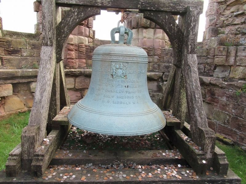 Bamburgh Castle Bell image. Click for full size.