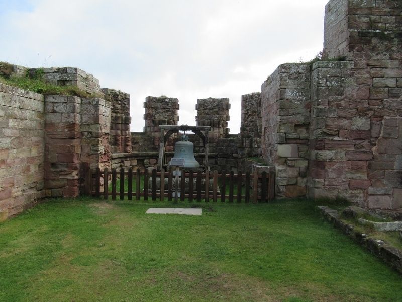 Bamburgh Castle Bell image. Click for full size.