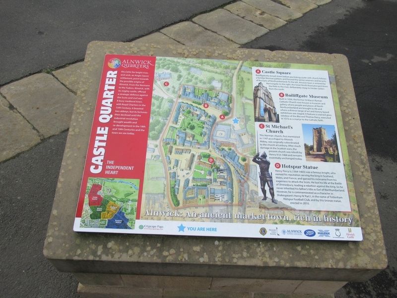 Alnwick Quarters Marker image. Click for full size.