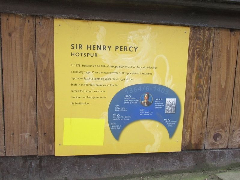 Sir Henry Percy Hotspur Marker image. Click for full size.