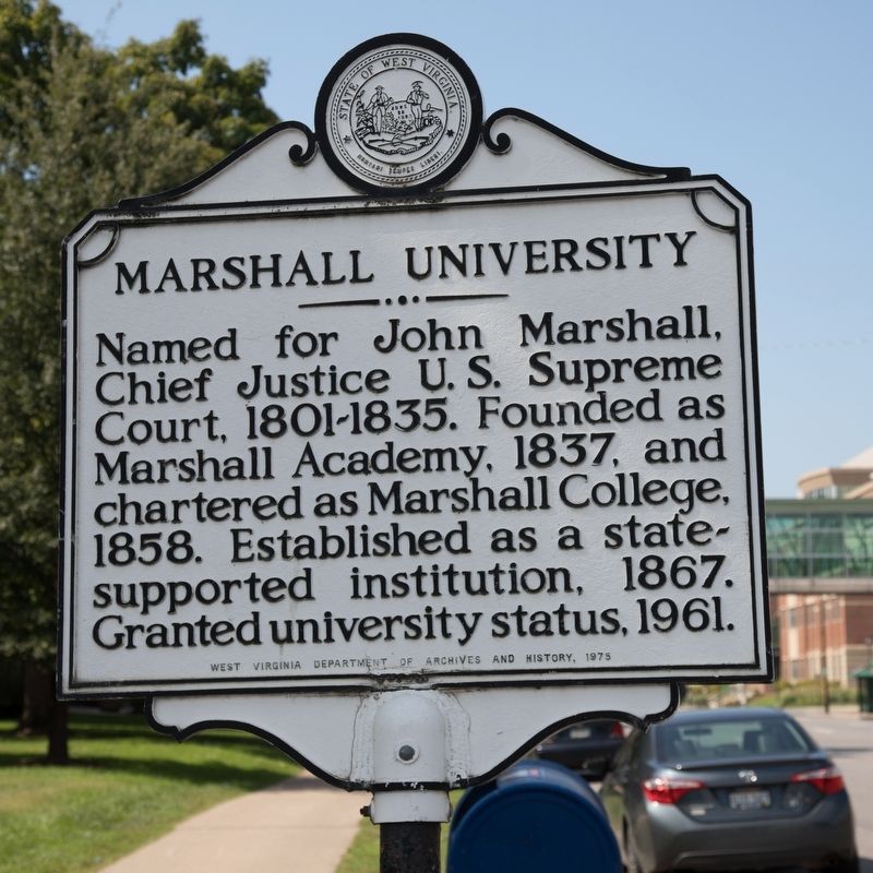 Marshall University Marker image. Click for full size.