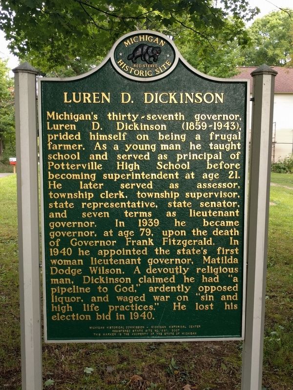 Luren D. Dickinson / The "Country Capitol" Marker. Click for full size. Luren D. Dickinson / The "Country Capitol" Marker image. Click for full size.