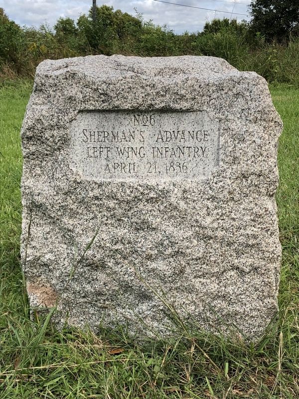 Sherman's Advance Marker. Click for full size. Sherman's Advance Marker image. Click for full size.