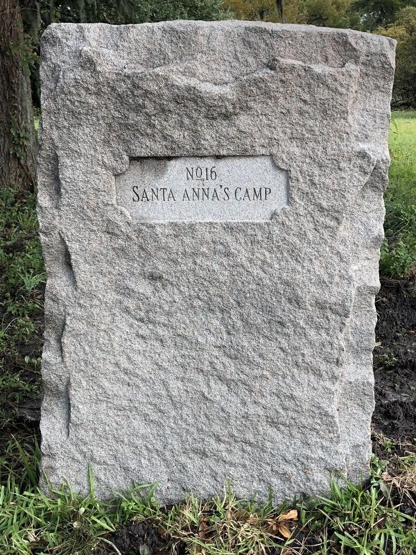Santa Anna's Camp Marker image. Click for full size.