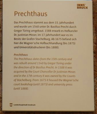 Prechthaus Marker image. Click for full size.