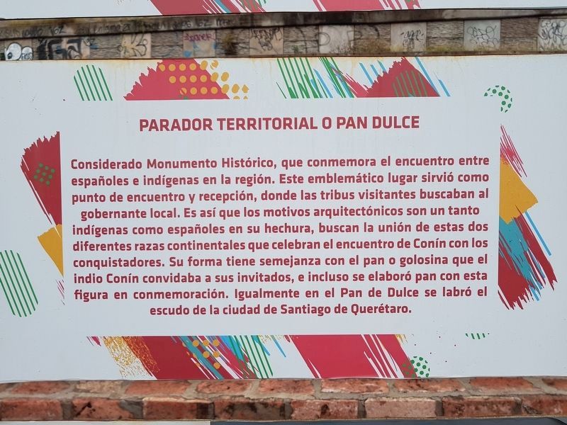 Pan Dulce Monument. Click for full size. Pan Dulce Monument image. Click for full size.