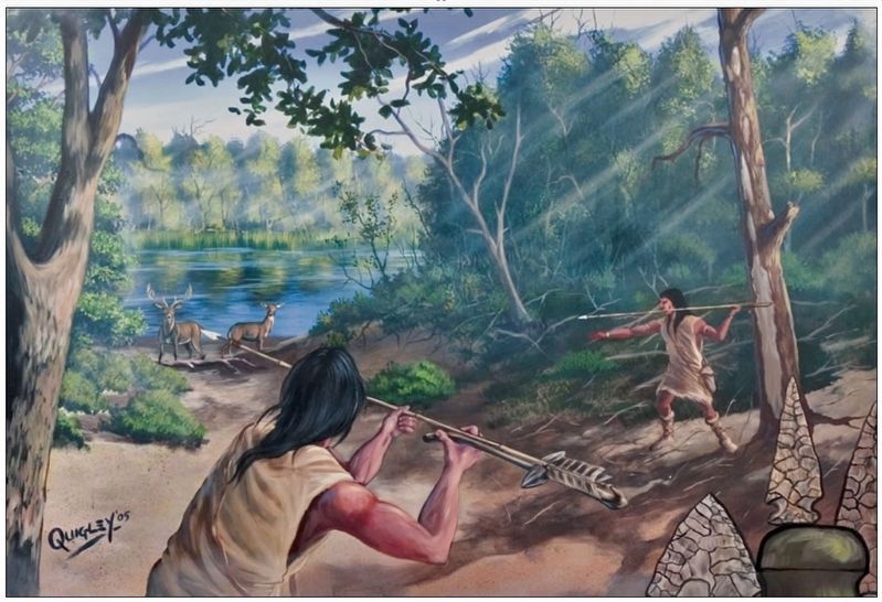 Marker detail: “Archaic Florida” by Dean Quigley. Click for full size. Marker detail: “Archaic Florida” by Dean Quigley image. Click for full size.