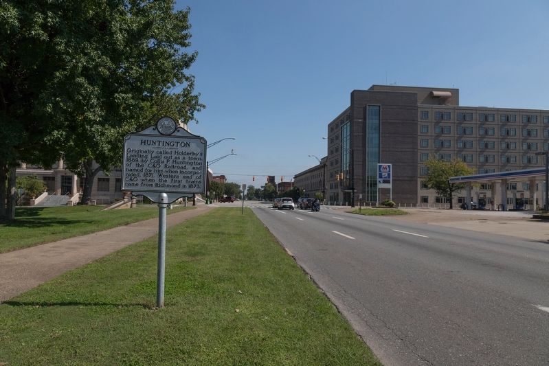 Huntington Marker. Click for full size. Huntington Marker image. Click for full size.
