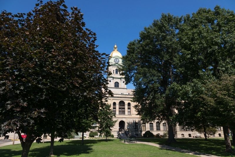 Cabell County Courthouse Grounds. Click for full size. Cabell County Courthouse Grounds image. Click for full size.