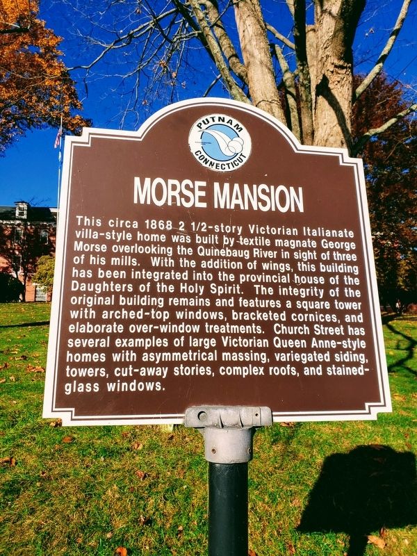 Morse Mansion Marker image. Click for full size.