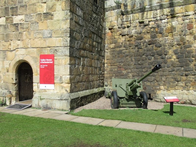 Bosnian Army Gun next to the Fusiliers Museum of Northumberland image. Click for full size.