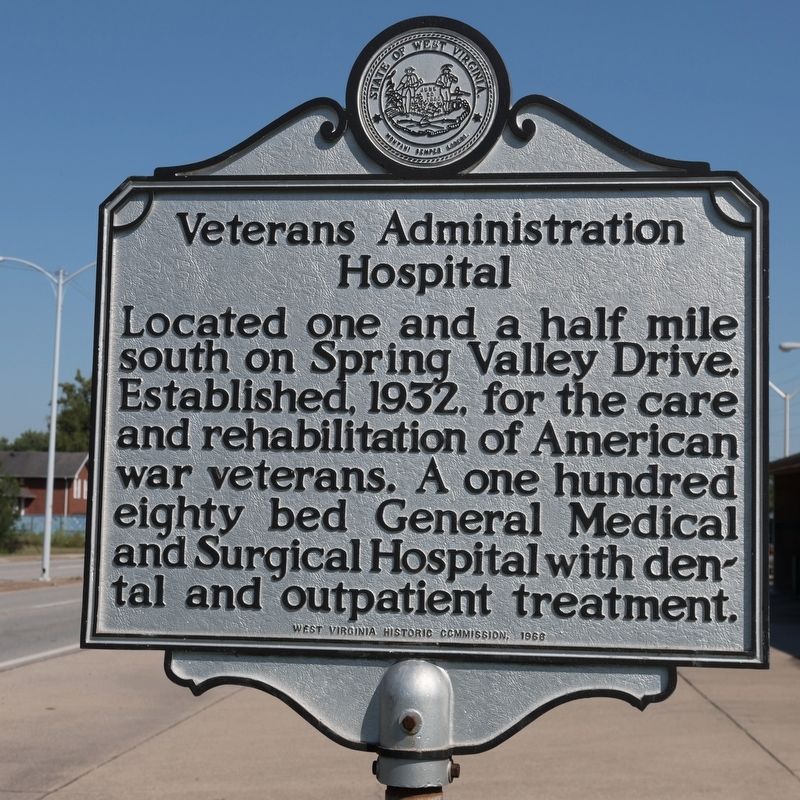 Veterans Administration Hospital Marker. Click for full size. Veterans Administration Hospital Marker image. Click for full size.