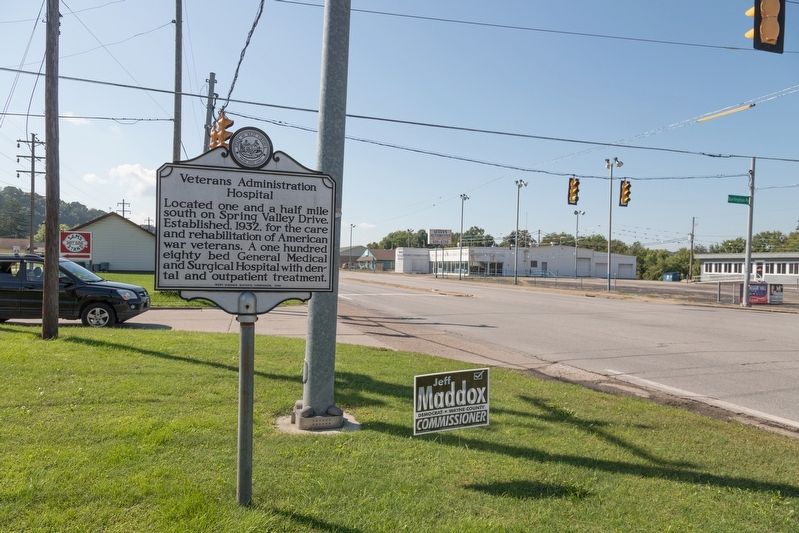 Veterans Administration Hospital Marker. Click for full size. Veterans Administration Hospital Marker image. Click for full size.
