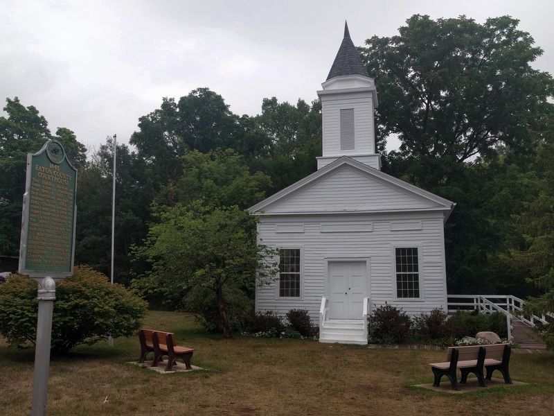 1845 Eaton County Courthouse and Marker image. Click for full size.