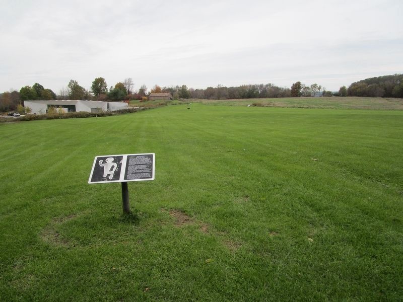 Ganondagan Marker. Click for full size. Ganondagan Marker image. Click for full size.
