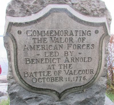 Battle of Valcour Marker image. Click for full size.