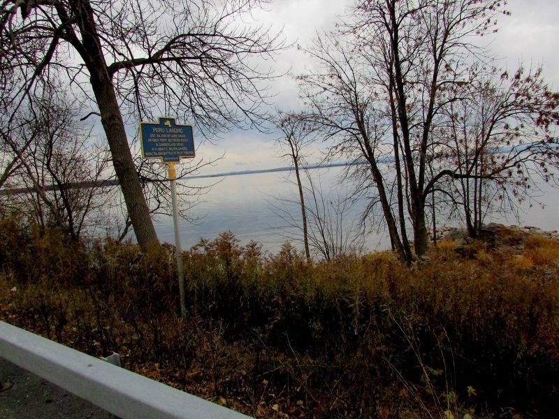 Marker on Lake Champlain image. Click for full size.