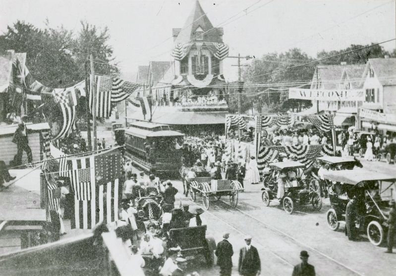 <i>Trolley Day Celebration in Amityville</i> image. Click for full size.