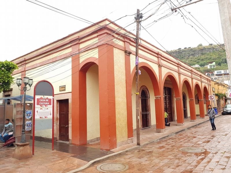 El Marqus Cultural Center and Marker image. Click for full size.
