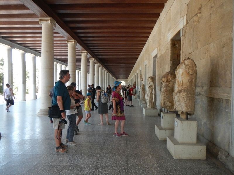 Stoa of Attalos, 2nd floor image. Click for full size.