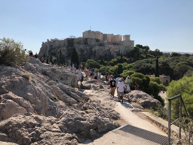 View of the Acropolis from Areopagus Hill image. Click for full size.