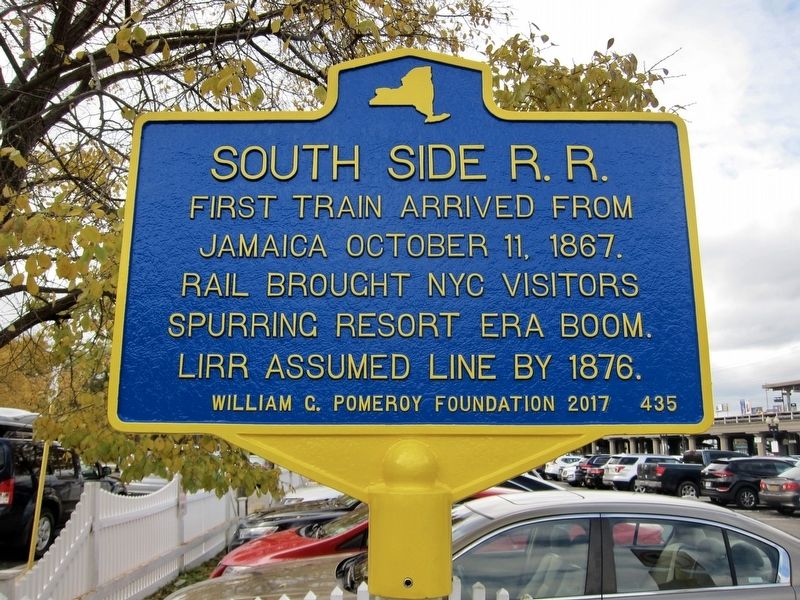 South Side R.R. Marker image. Click for full size.