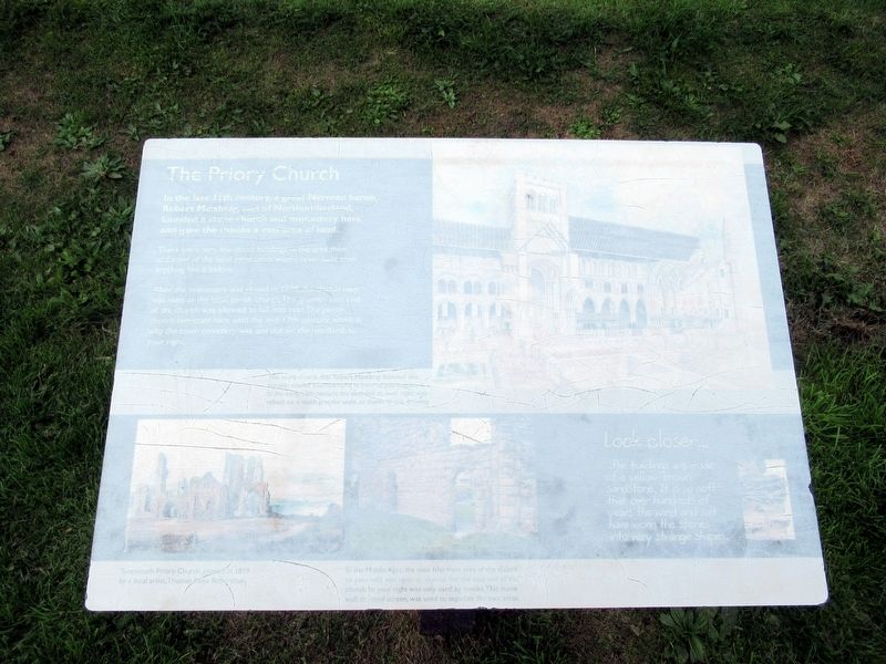 The Priory Church Marker image. Click for full size.