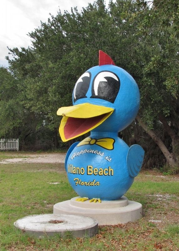 Vilano Beach "Bluebird of Happiness" image. Click for full size.