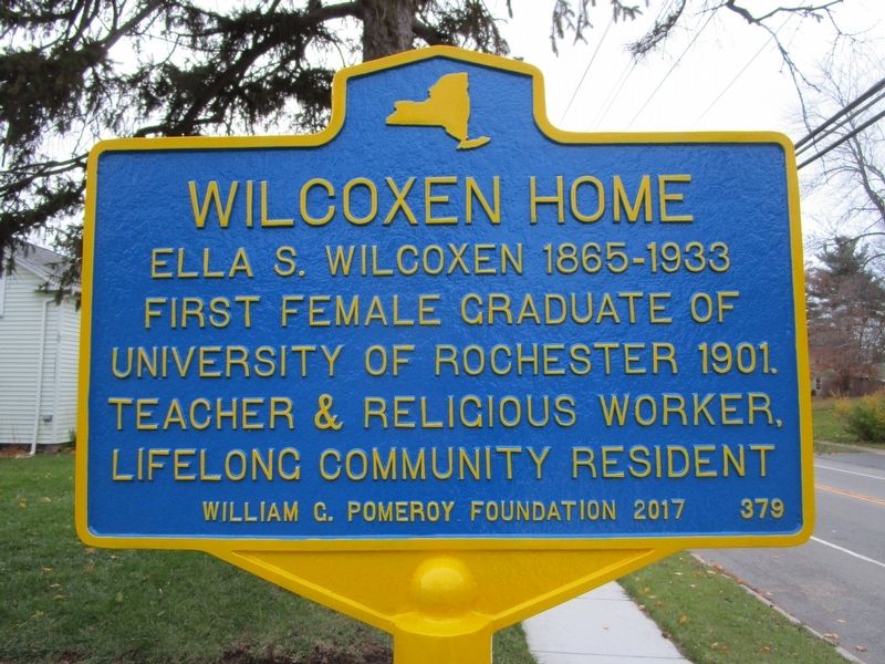 Wilcoxen Home Marker image. Click for full size.