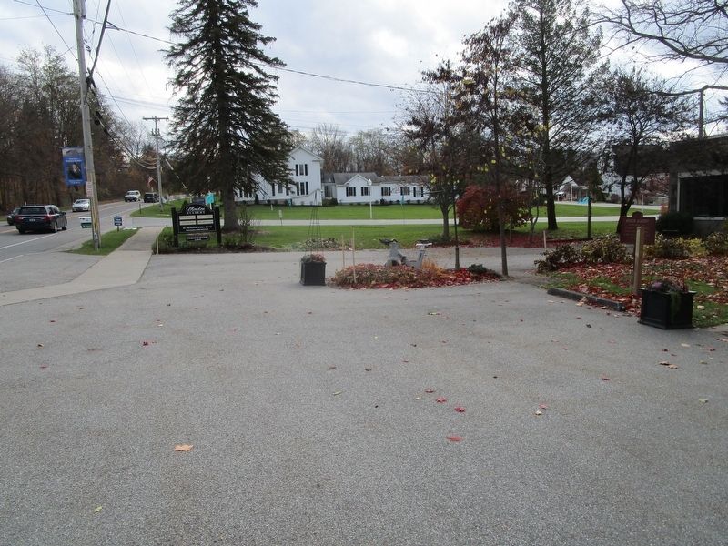 Mendon Academy Marker image. Click for full size.