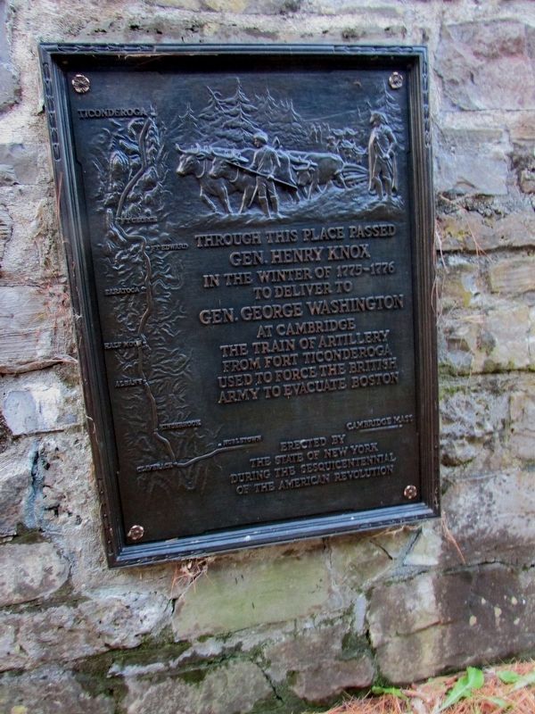 Gen. Henry Knox Trail Marker (Restored) image. Click for full size.