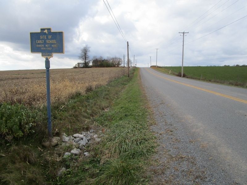 Site of Early School Marker image. Click for full size.