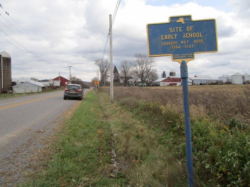 Site of Early School Marker image. Click for full size.