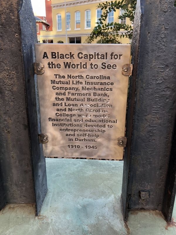 A Black Capital for the World to See Marker image. Click for full size.