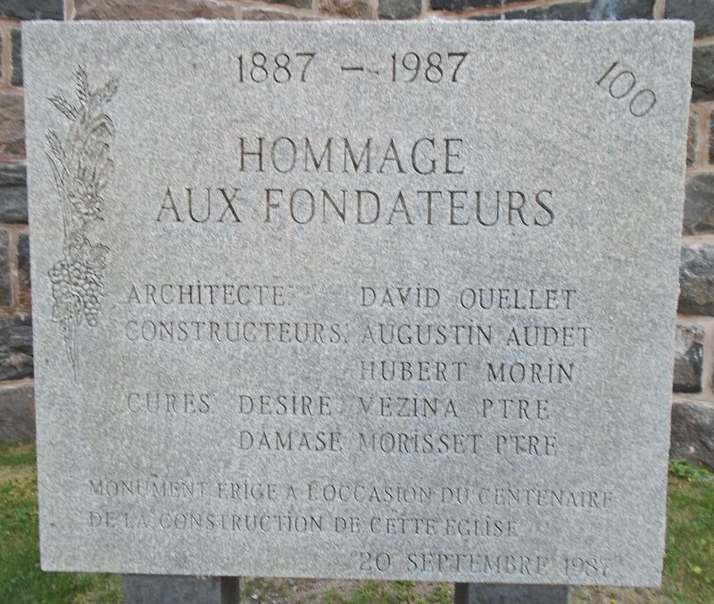 100<sup>e</sup> anniversaire de l'�glise Notre-Dame-des-Neiges Marker image. Click for full size.