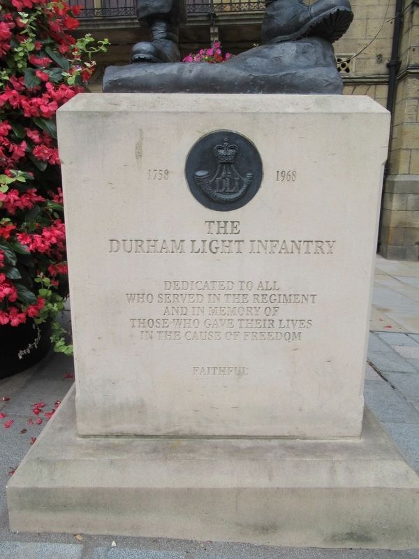 The Durham Light Infantry Marker. Click for full size. The Durham Light Infantry Marker image. Click for full size.