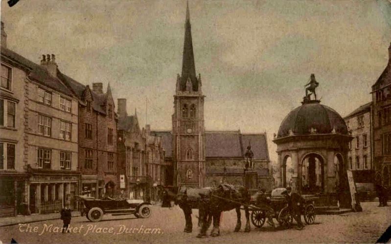 <i>The Market Place, Durham.</i> image. Click for full size.