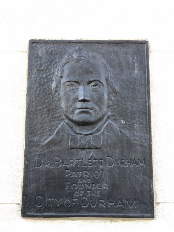 Dr. Bartlett Durham Marker. Click for full size. Dr. Bartlett Durham Marker image. Click for full size.