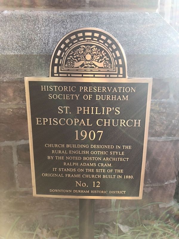 St. Philip's Episcopal Church Marker image. Click for full size.