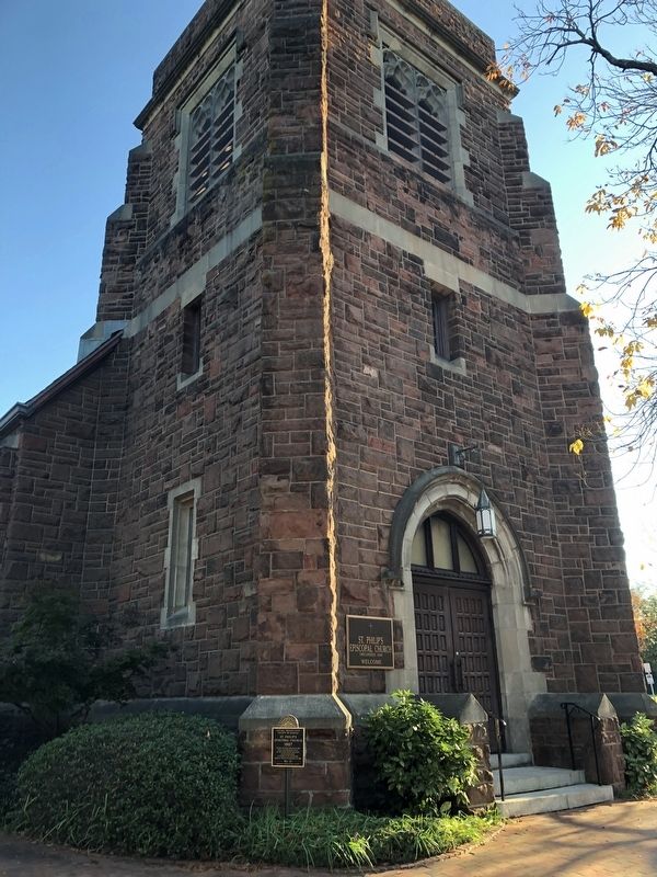 St. Philip's Episcopal Church Marker image. Click for full size.