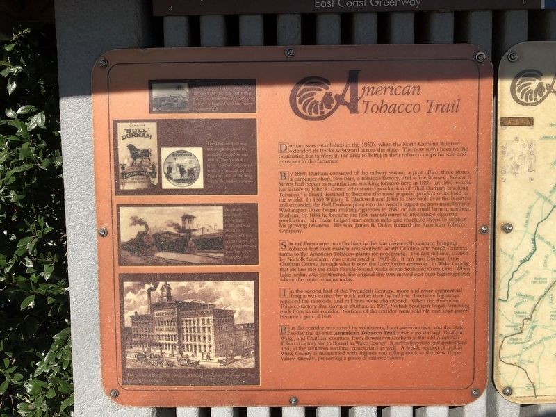 American Tobacco Trail Marker image. Click for full size.