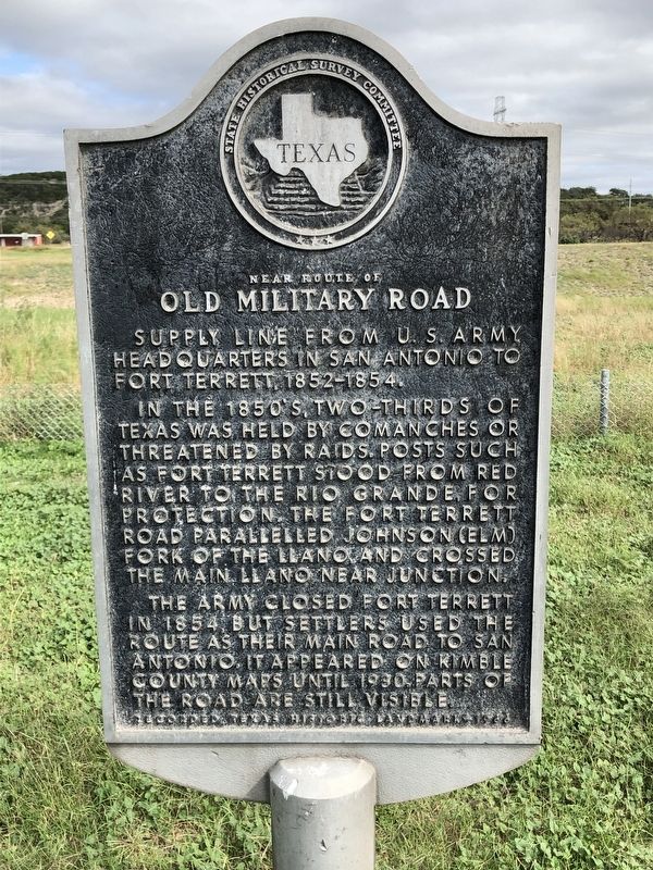 Near Route of Old Military Road Marker image. Click for full size.