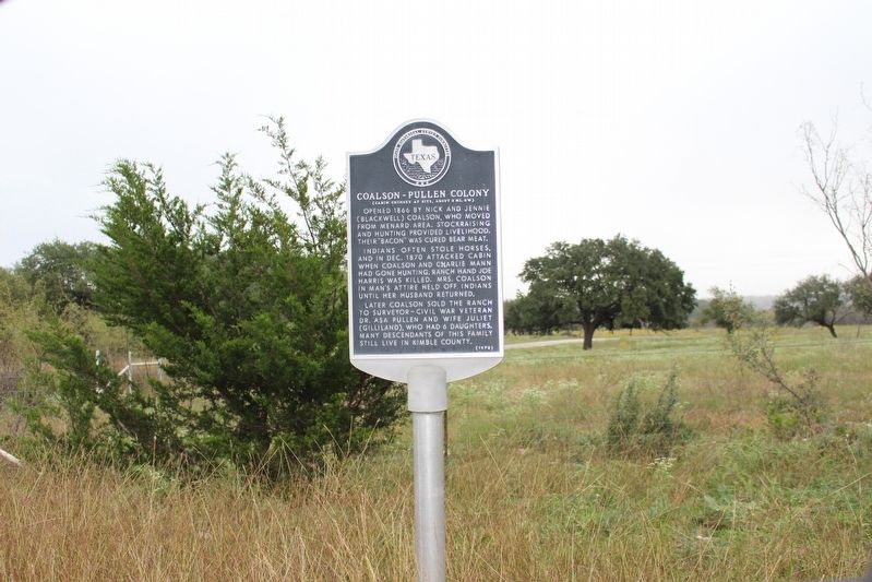 Coalson-Pullen Colony Marker image. Click for full size.