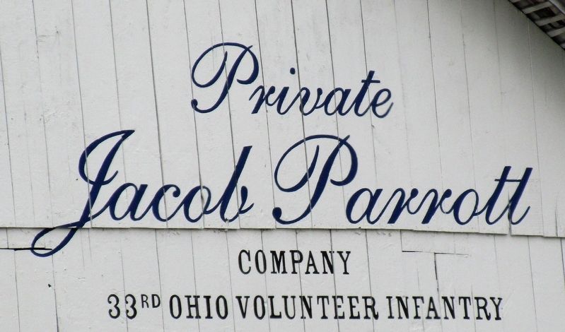 Private Jacob Parrott Marker image. Click for full size.