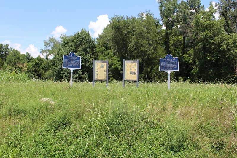 The Civil War Comes to Indiana Marker. Click for full size. The Civil War Comes to Indiana Marker image. Click for full size.
